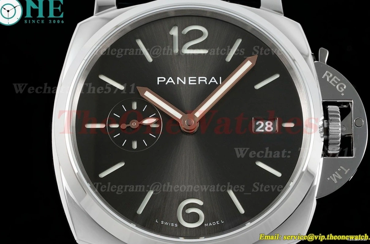 Grey VSF Luminor 42mm PAM1250 LE Dial Due SS P900 0115